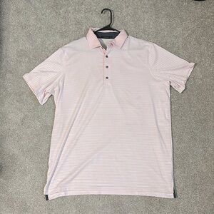 XL Greyson polo. Light pink striped and great condition